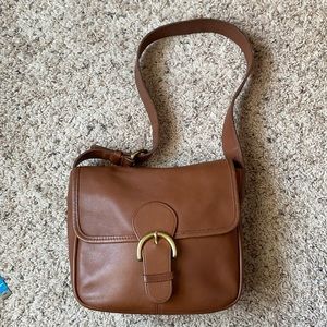 Coach all leather Handbag